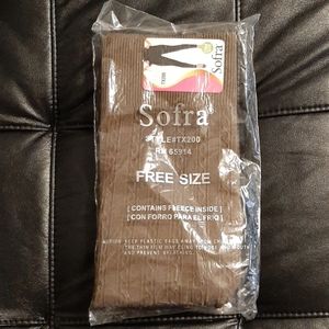 OSFA Olive Fleece Leggings